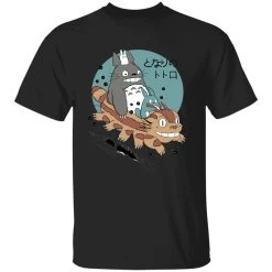 Totoro Riding Catbus T Shirt -Ghibli Shop redirect10102021051040 2