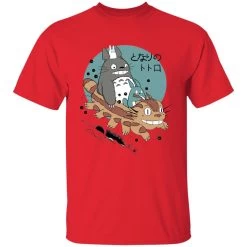 Totoro Riding Catbus T Shirt -Ghibli Shop redirect10102021051040 7