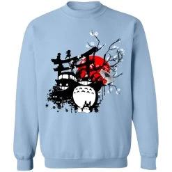Totoro And Friends By The Red Moon Sweatshirt -Ghibli Shop redirect10102021051046 6 1