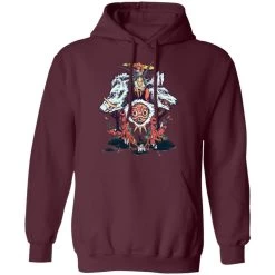Princess Mononoke Characters Hoodie -Ghibli Shop redirect10102021051052 7 1