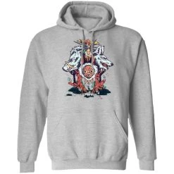 Princess Mononoke Characters Hoodie -Ghibli Shop redirect10102021051052 9