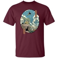 Kiki’s Delivery Service Ukiyo-E Style T Shirt 24 Kiki’s Delivery Service Ukiyo-E Style T Shirt -Ghibli Shop redirect10112022021034 4