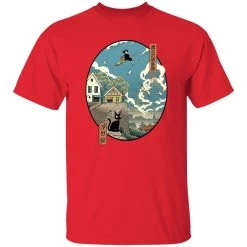 Kiki’s Delivery Service Ukiyo-E Style T Shirt 35 Kiki’s Delivery Service Ukiyo-E Style T Shirt -Ghibli Shop redirect10112022021034 6 1