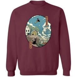 Kiki’s Delivery Service Ukiyo-E Style Sweatshirt 33 Kiki’s Delivery Service Ukiyo-E Style Sweatshirt -Ghibli Shop redirect10112022021039 3 1