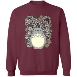 Totoro And Flowers Fanart Sweatshirt -Ghibli Shop redirect10132022021051 3