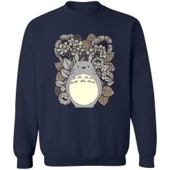 Totoro And Flowers Fanart Sweatshirt -Ghibli Shop redirect10132022021052
