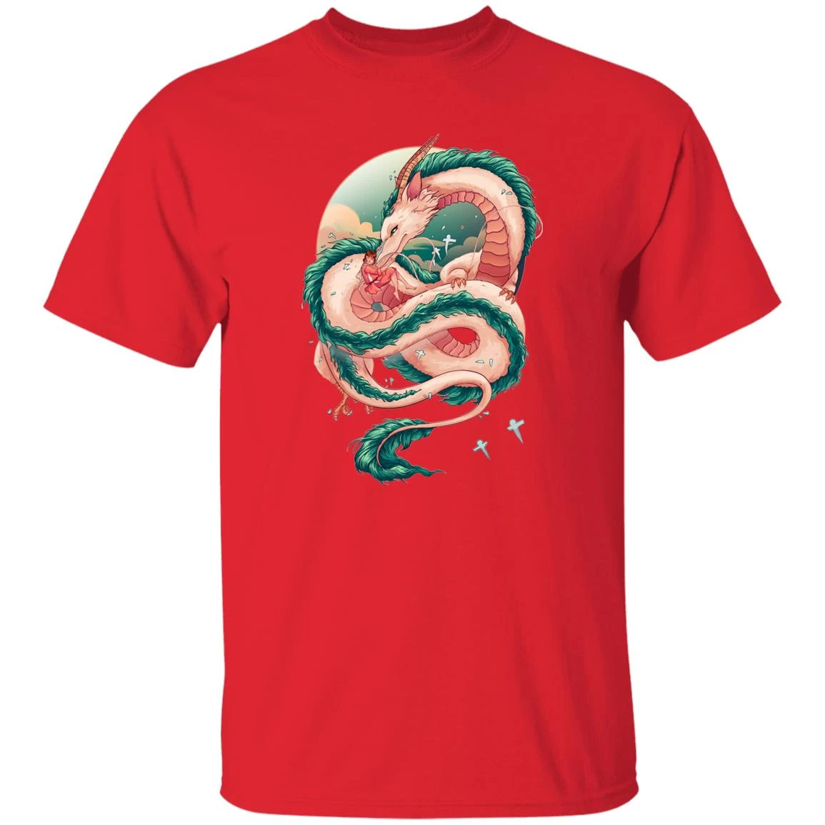 Spirited Away Haku Dragon Fanart T Shirt 18 Spirited Away Haku Dragon Fanart T Shirt - Image 16