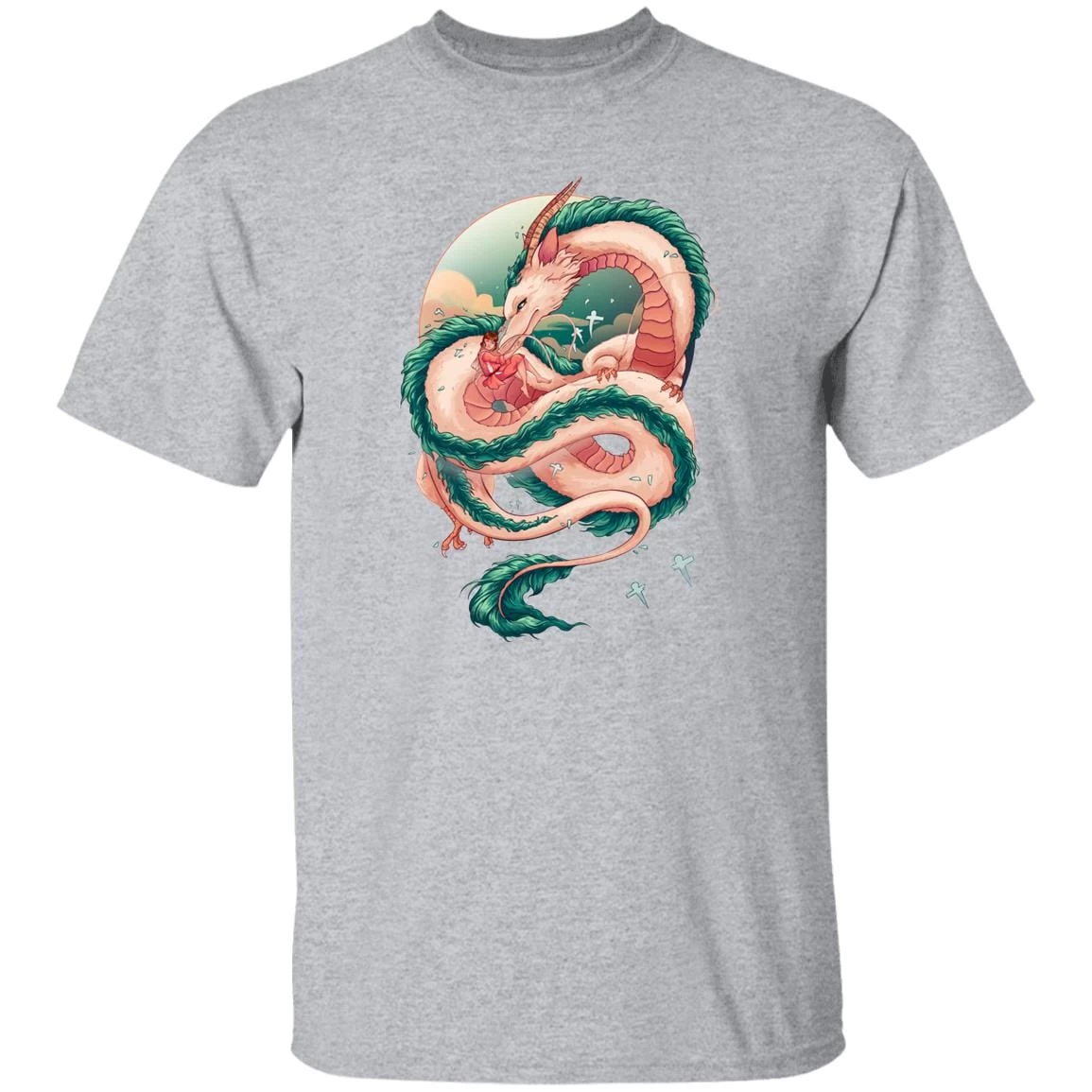 Spirited Away Haku Dragon Fanart T Shirt 19 Spirited Away Haku Dragon Fanart T Shirt - Image 17