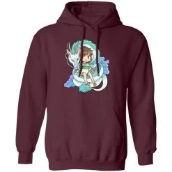 Spirited Away Chihiro And The Dragon Chibi Hoodie -Ghibli Shop redirect10132022031030 2 1