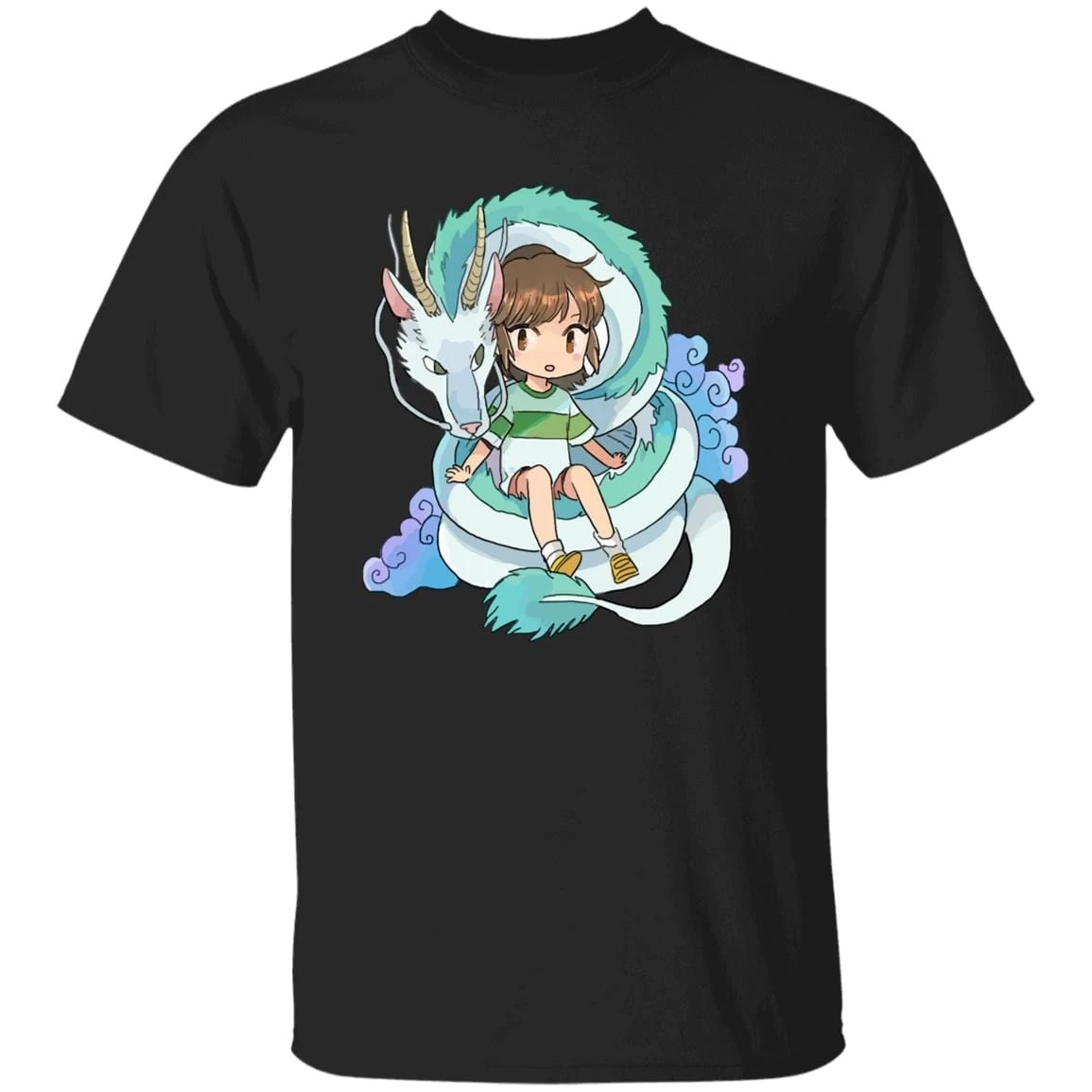 Spirited Away Chihiro And The Dragon Chibi T Shirt 12 Spirited Away Chihiro And The Dragon Chibi T Shirt - Image 10
