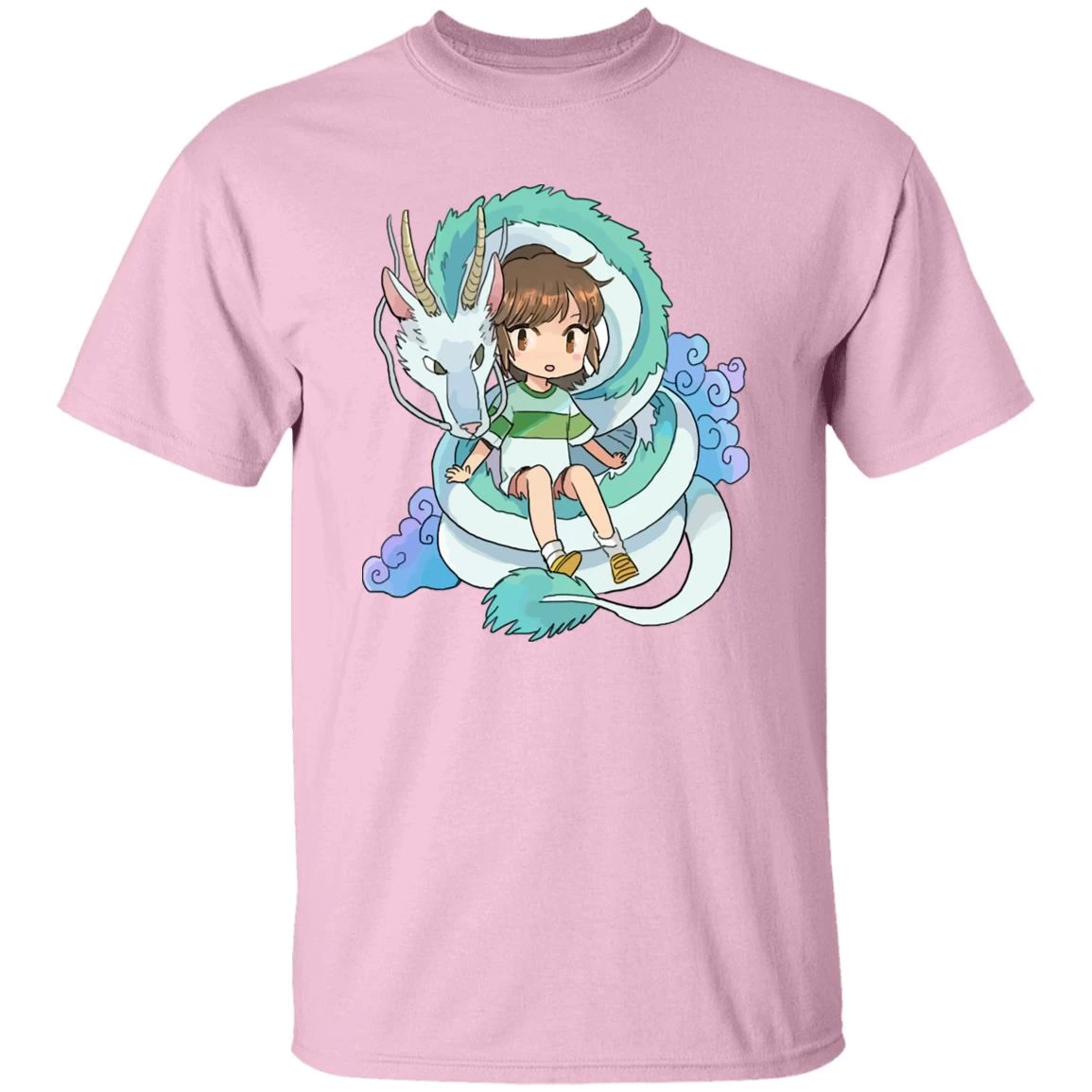 Spirited Away Chihiro And The Dragon Chibi T Shirt 7 Spirited Away Chihiro And The Dragon Chibi T Shirt - Image 5