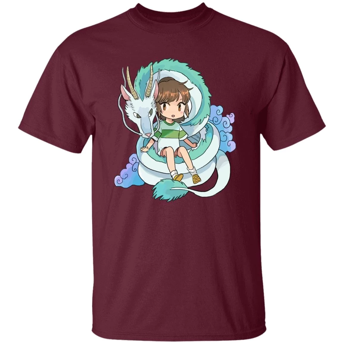 Spirited Away Chihiro And The Dragon Chibi T Shirt 8 Spirited Away Chihiro And The Dragon Chibi T Shirt - Image 6