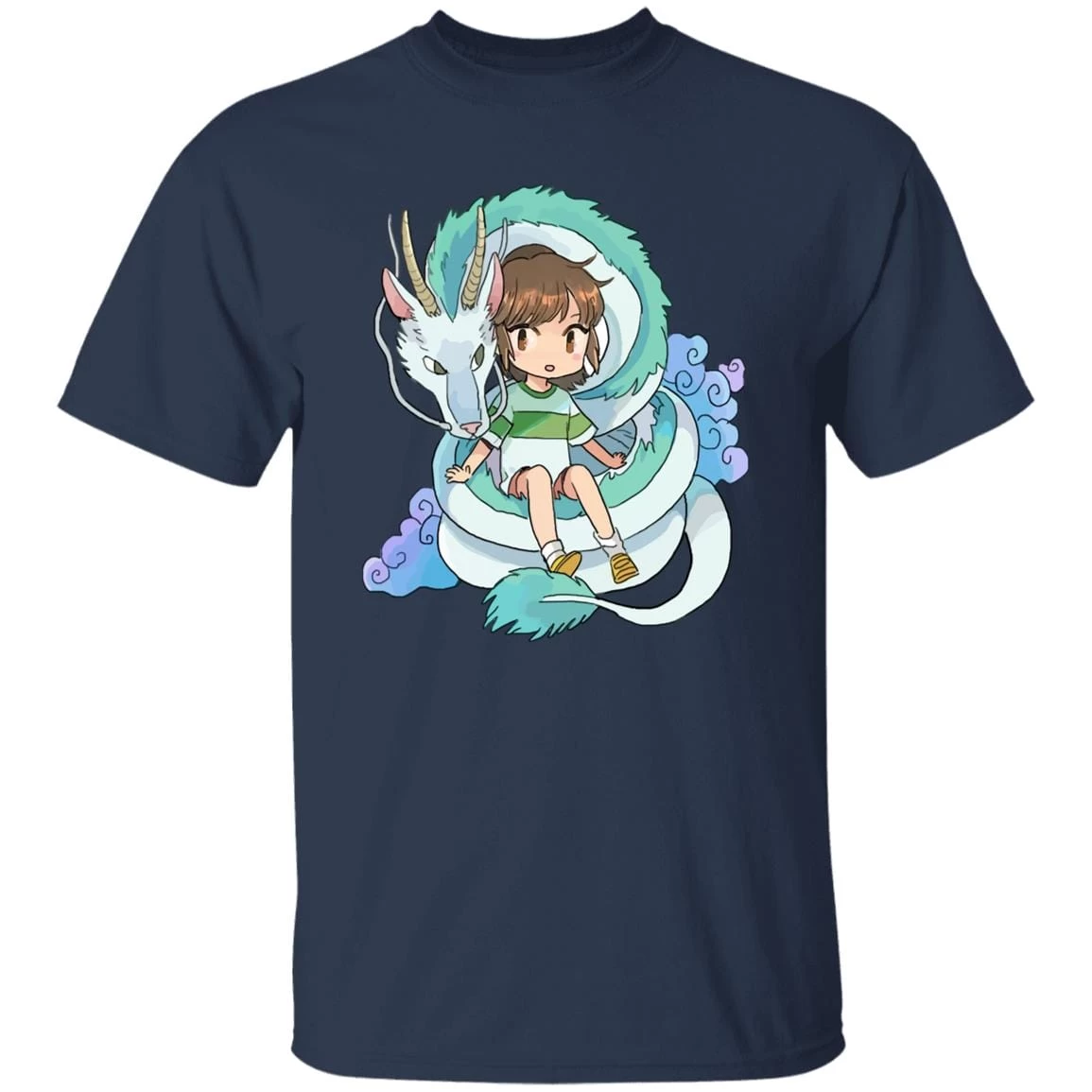 Spirited Away Chihiro And The Dragon Chibi T Shirt 17 Spirited Away Chihiro And The Dragon Chibi T Shirt - Image 15
