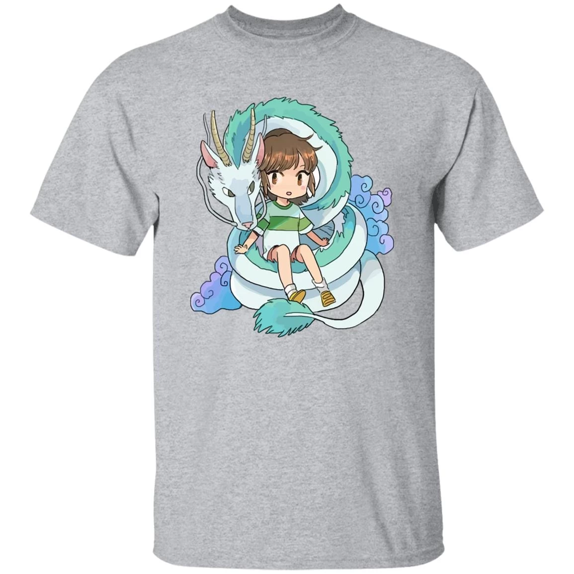 Spirited Away Chihiro And The Dragon Chibi T Shirt 11 Spirited Away Chihiro And The Dragon Chibi T Shirt - Image 9