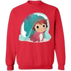 Ponyo Water Color Sweatshirt 35 Ponyo Water Color Sweatshirt -Ghibli Shop redirect10142021121040 5 1