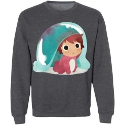 Ponyo Water Color Sweatshirt 26 Ponyo Water Color Sweatshirt -Ghibli Shop redirect10142021121040 6