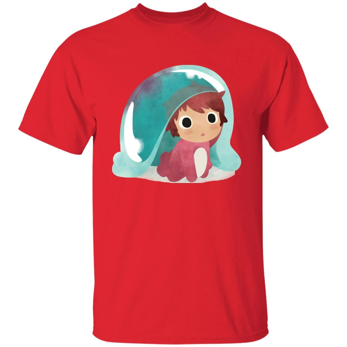 Ponyo Water Color T Shirt 18 Ponyo Water Color T Shirt - Image 16