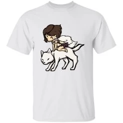 Princess Mononoke And The Wolf Chibi T Shirt 37 Princess Mononoke And The Wolf Chibi T Shirt -Ghibli Shop redirect10252022001004 1 1