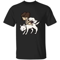 Princess Mononoke And The Wolf Chibi T Shirt 22 Princess Mononoke And The Wolf Chibi T Shirt -Ghibli Shop redirect10252022001004 2