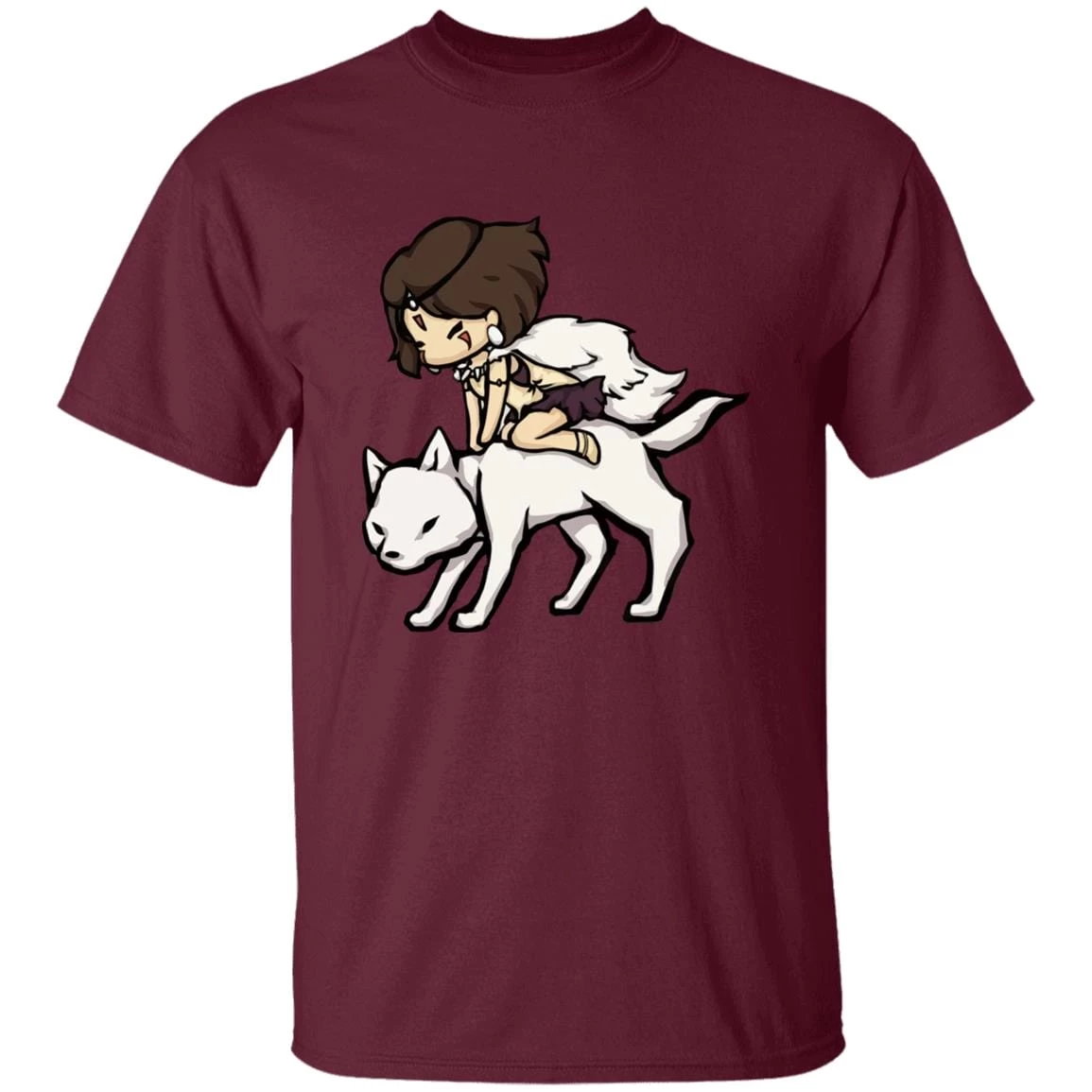 Princess Mononoke And The Wolf Chibi T Shirt 16 Princess Mononoke And The Wolf Chibi T Shirt - Image 14