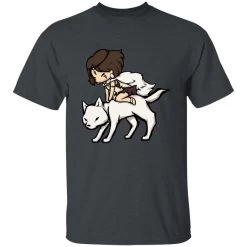 Princess Mononoke And The Wolf Chibi T Shirt 23 Princess Mononoke And The Wolf Chibi T Shirt -Ghibli Shop redirect10252022001005