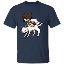 Princess Mononoke And The Wolf Chibi T Shirt 34 Princess Mononoke And The Wolf Chibi T Shirt -Ghibli Shop redirect10252022001005 3 1