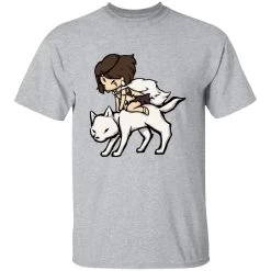 Princess Mononoke And The Wolf Chibi T Shirt 36 Princess Mononoke And The Wolf Chibi T Shirt -Ghibli Shop redirect10252022001005 5 1