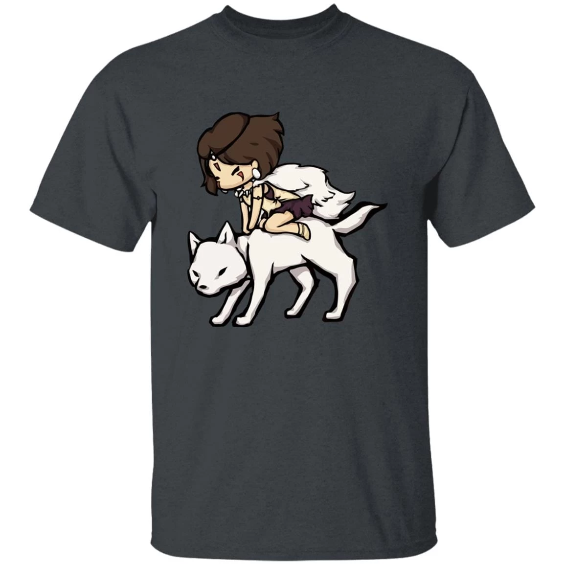 Princess Mononoke And The Wolf Chibi T Shirt 13 Princess Mononoke And The Wolf Chibi T Shirt - Image 11