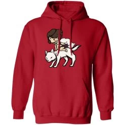 Princess Mononoke And The Wolf Chibi Hoodie -Ghibli Shop redirect10252022001008 1