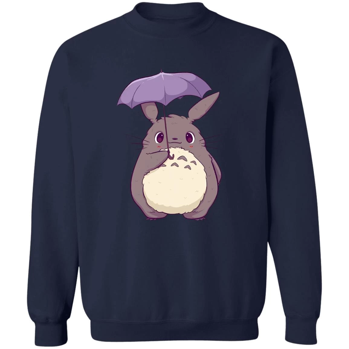 Totoro And Umbrella Cute Sweatshirt 7 Totoro And Umbrella Cute Sweatshirt - Image 5