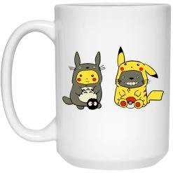 Totoro And Pikachu Cosplaying Mug 9 Totoro And Pikachu Cosplaying Mug -Ghibli Shop redirect11022022011100 1 1