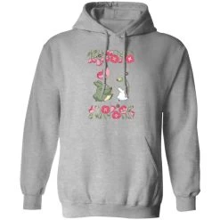 The Mini Totoro And Flowers Hoodie -Ghibli Shop redirect11022022011128 8