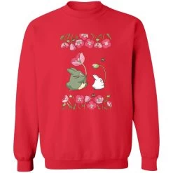 The Mini Totoro And Flowers Sweatshirt 25 The Mini Totoro And Flowers Sweatshirt -Ghibli Shop redirect11022022011130 5