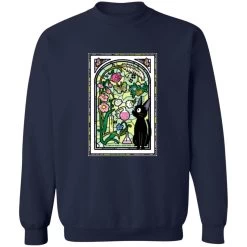 Jiji By The Stained Glass Window Sweatshirt 34 Jiji By The Stained Glass Window Sweatshirt -Ghibli Shop redirect11022022011134 9 1