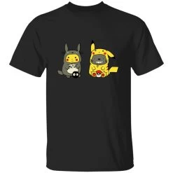 Totoro And Pikachu Cosplaying T Shirt 29 Totoro And Pikachu Cosplaying T Shirt -Ghibli Shop redirect11022022011146 16 1