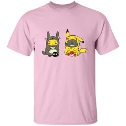Totoro And Pikachu Cosplaying T Shirt 24 Totoro And Pikachu Cosplaying T Shirt -Ghibli Shop redirect11022022011147 4