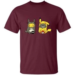Totoro And Pikachu Cosplaying T Shirt 25 Totoro And Pikachu Cosplaying T Shirt -Ghibli Shop redirect11022022011147 5