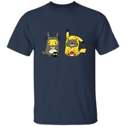 Totoro And Pikachu Cosplaying T Shirt 26 Totoro And Pikachu Cosplaying T Shirt -Ghibli Shop redirect11022022011147 6