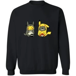 Totoro And Pikachu Cosplaying Sweatshirt 29 Totoro And Pikachu Cosplaying Sweatshirt -Ghibli Shop redirect11022022011152 2 1