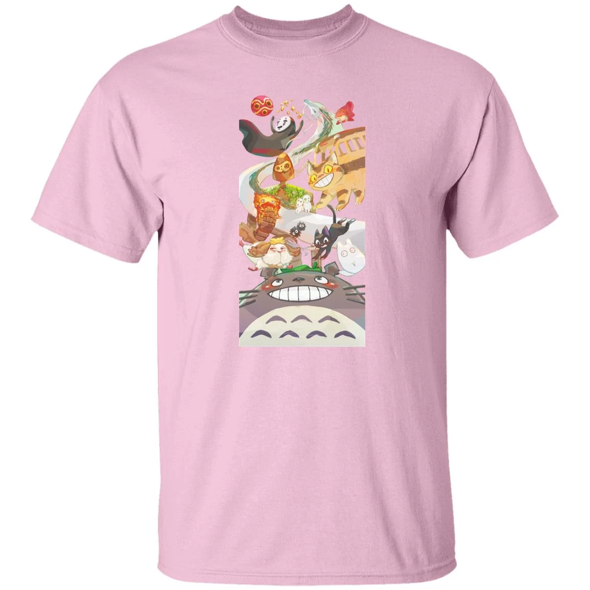 Totoro And Ghibli Friends Fanart T Shirt 7 Totoro And Ghibli Friends Fanart T Shirt - Image 5