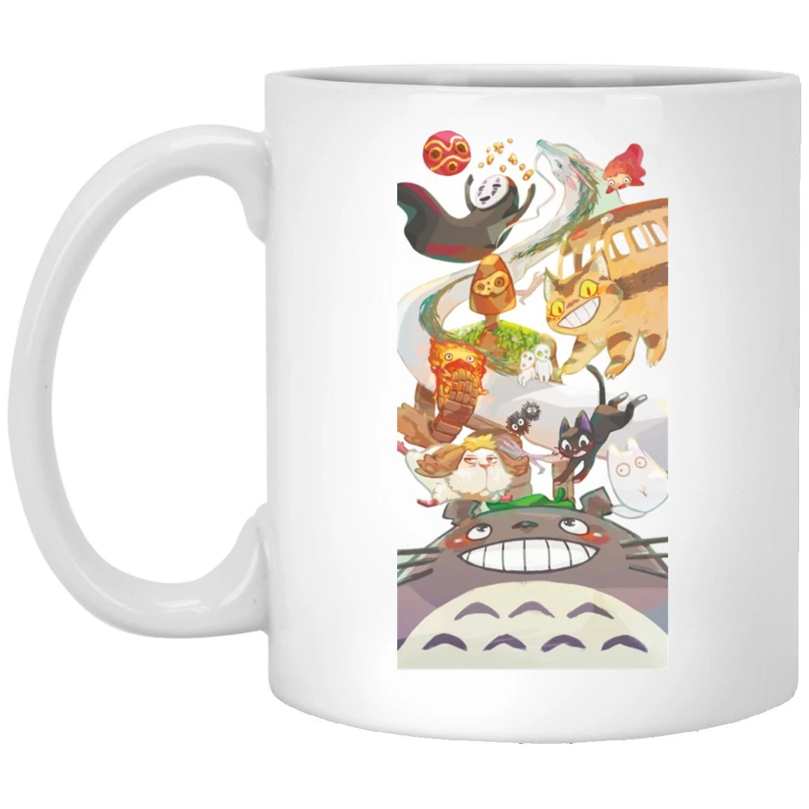 Totoro And Ghibli Friends Fanart Mug 5 Totoro And Ghibli Friends Fanart Mug - Image 3