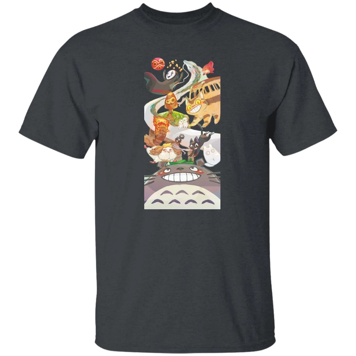 Totoro And Ghibli Friends Fanart T Shirt 6 Totoro And Ghibli Friends Fanart T Shirt - Image 4