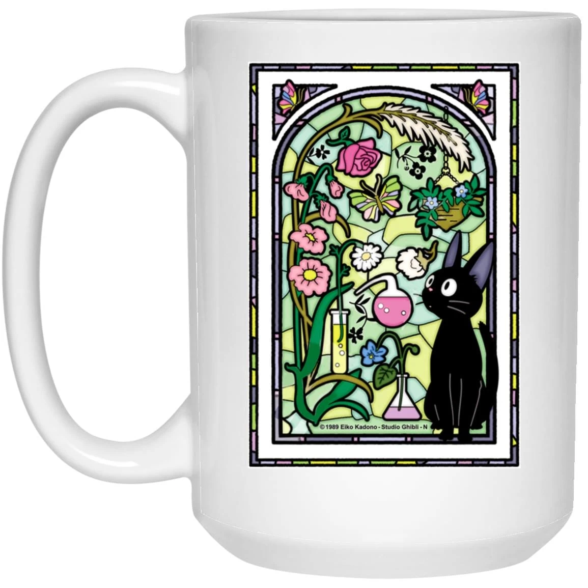 Jiji By The Stained Glass Window Mug 4 Jiji By The Stained Glass Window Mug - Image 2