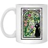 Jiji By The Stained Glass Window Mug