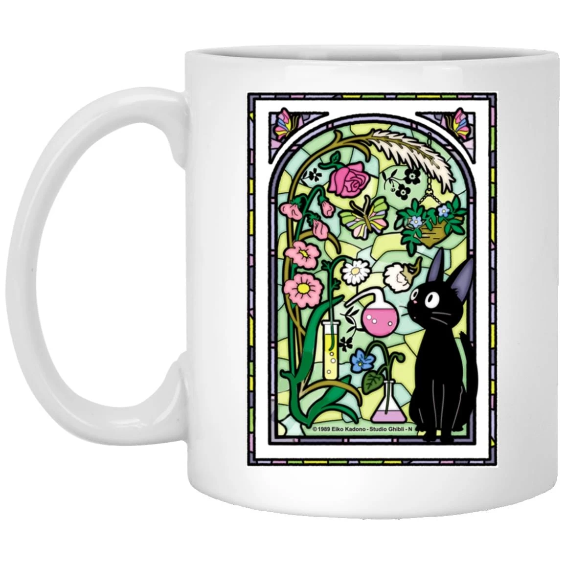 Jiji By The Stained Glass Window Mug 3 Jiji By The Stained Glass Window Mug