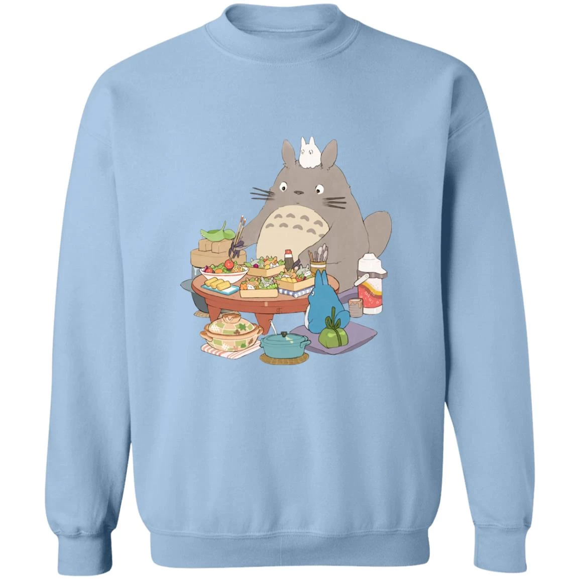Totoro Family Lunching Sweatshirt 10 Totoro Family Lunching Sweatshirt - Image 8