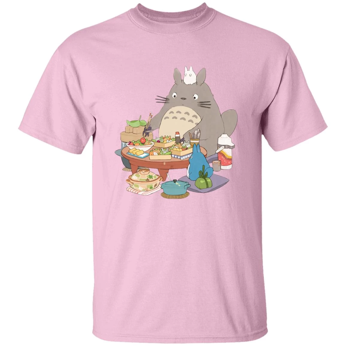 Totoro Family Lunching T Shirt 7 Totoro Family Lunching T Shirt - Image 5