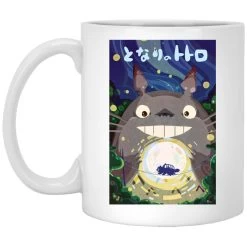 Totoro Holding The Catbus Mug