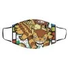 My Neighbor Totoro – Cat Bus Stained Glass Face Mask