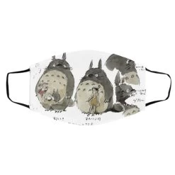 My Neighbor Totoro Sketch Face Mask -Ghibli Shop redirect11172020001133 1